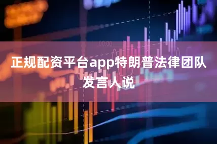 正规配资平台app特朗普法律团队发言人说